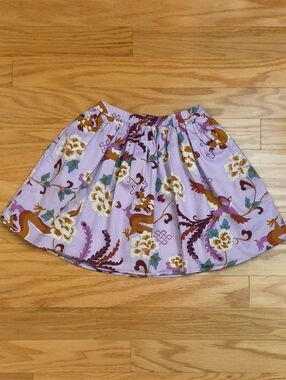 Tea Collection Dragon Floral Twirl Skirt Size 8 NWOT